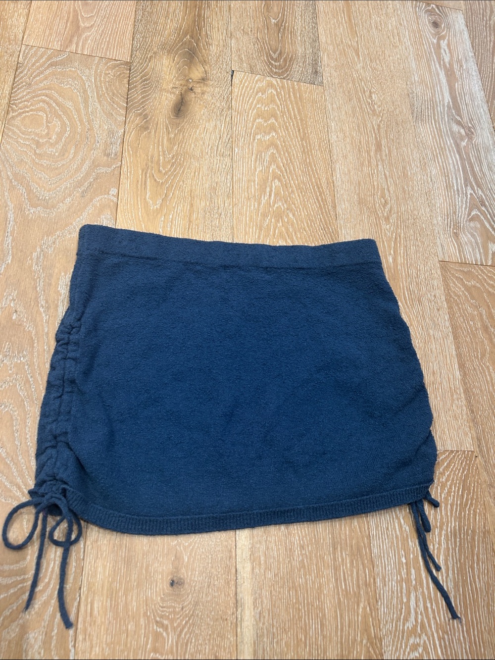 FP Beach Free People Blue Side Shirred Skirt - Picture 5 of 5